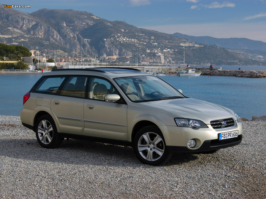 Subaru Outback 3.0R 2003–06 wallpapers (1024 x 768)