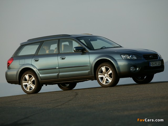 Subaru Outback 3.0R 2003–06 wallpapers (640 x 480)