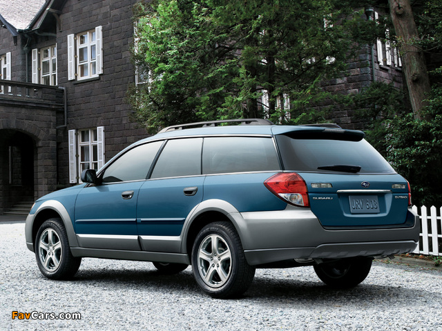 Subaru Outback 2.5i US-spec (BP) 2006–09 images (640 x 480)
