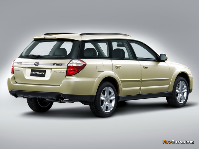 Subaru Outback 3.0R 2006–09 photos (640 x 480)