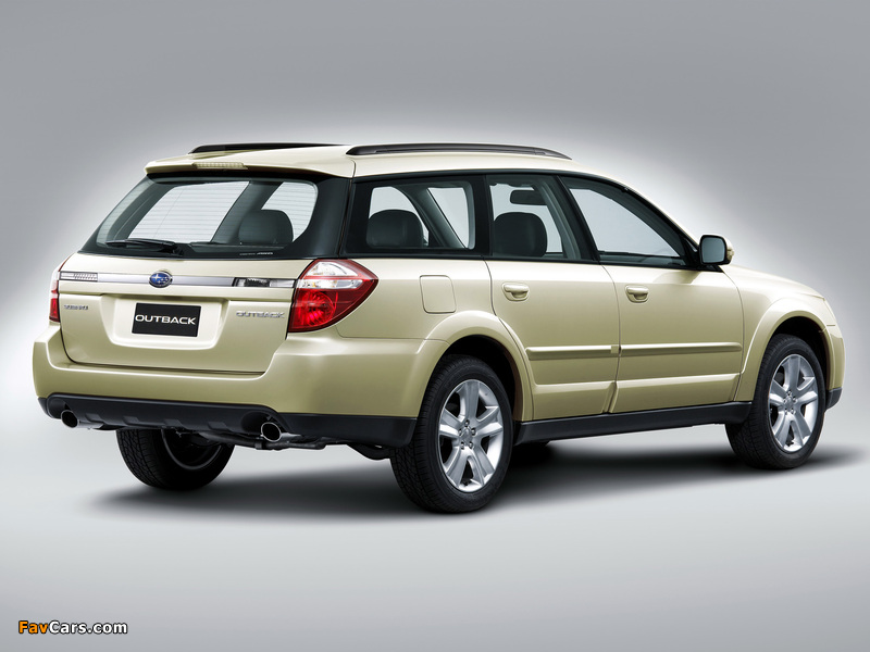 Subaru Outback 3.0R 2006–09 photos (800 x 600)