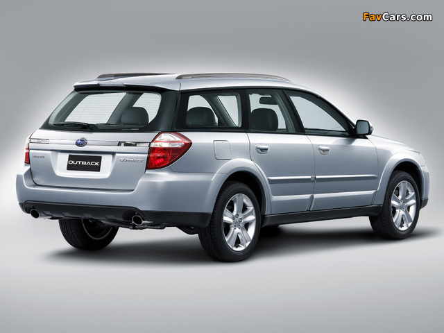 Subaru Outback 2.5i (BP) 2006–09 pictures (640 x 480)