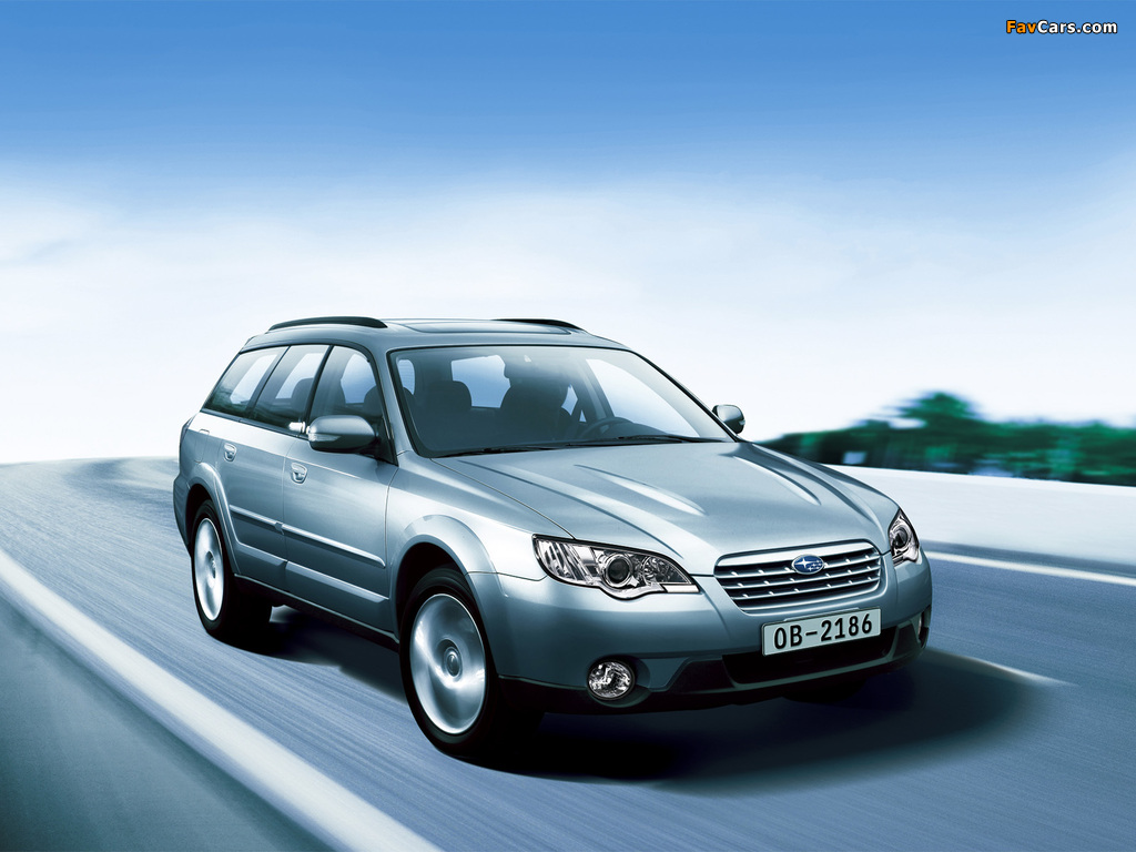 Subaru Outback 2.5i (BP) 2006–09 pictures (1024 x 768)