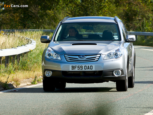 Subaru Outback 2.0D UK-spec (BR) 2009–12 photos (640 x 480)