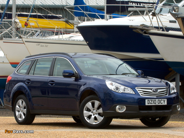 Subaru Outback 3.6R UK-spec (BR) 2009–12 photos (640 x 480)