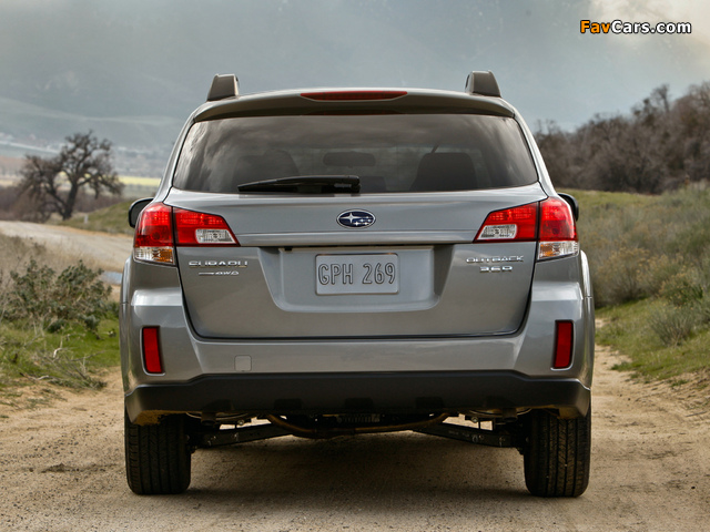 Subaru Outback 3.6R US-spec 2009 wallpapers (640 x 480)
