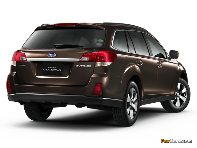 Subaru Legacy Outback Extended Edition (BR) 2011–12 pictures (640 x 480)