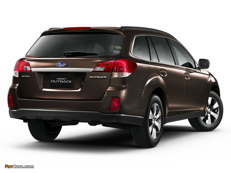 Subaru Legacy Outback Extended Edition (BR) 2011–12 pictures (800 x 600)