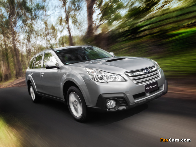 Subaru Outback 2.0D AU-spec (BR) 2012 photos (640 x 480)