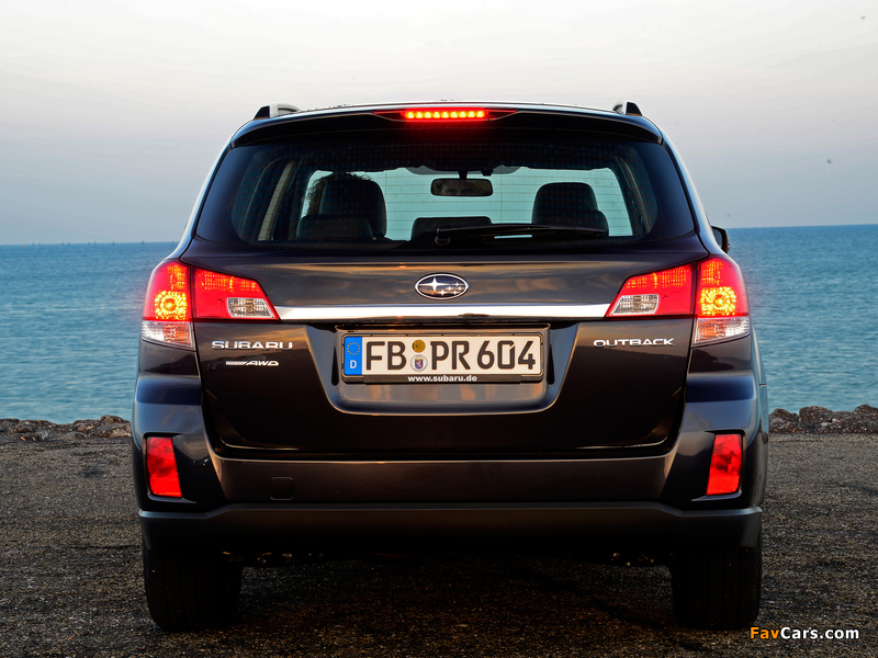 Subaru Outback 2.5i (BR) 2012 photos (800 x 600)