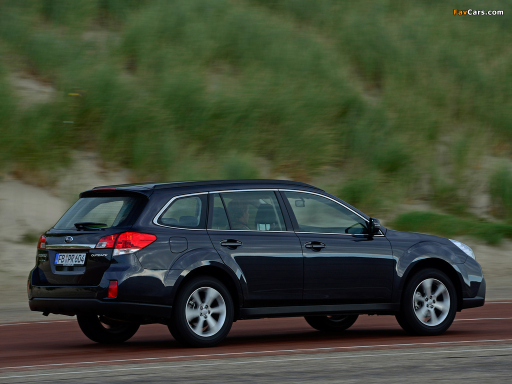 Subaru Outback 2.5i (BR) 2012 photos (1024 x 768)
