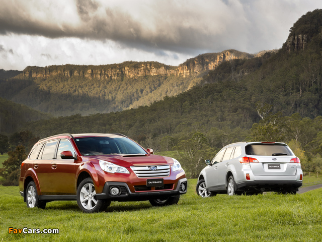 Subaru Outback 2.0D AU-spec (BR) 2012 wallpapers (640 x 480)