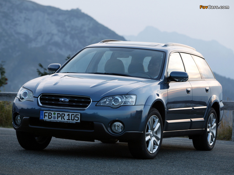 Subaru Outback 3.0R 2003–06 wallpapers (800 x 600)