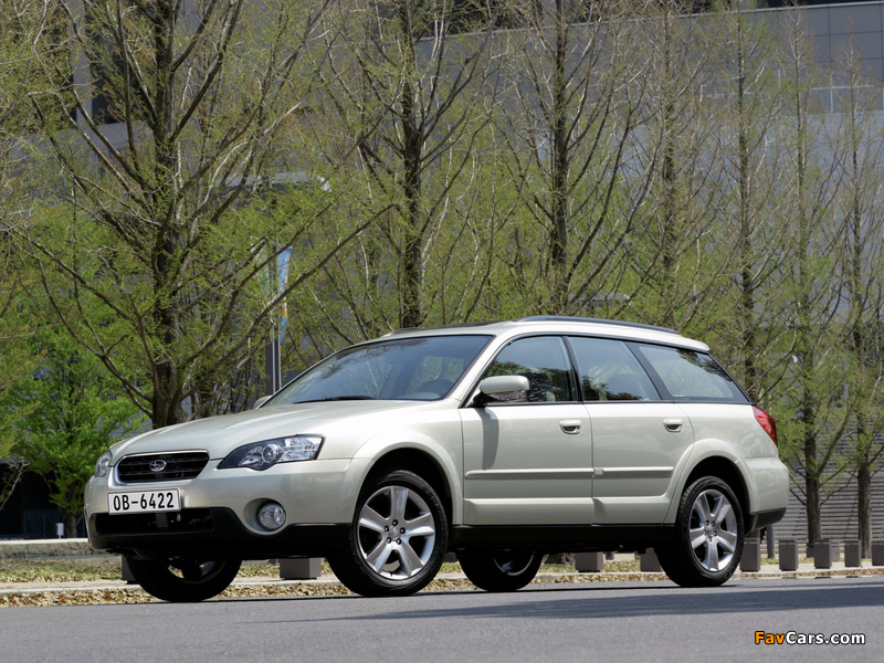 Subaru Outback 3.0R 2003–06 wallpapers (800 x 600)