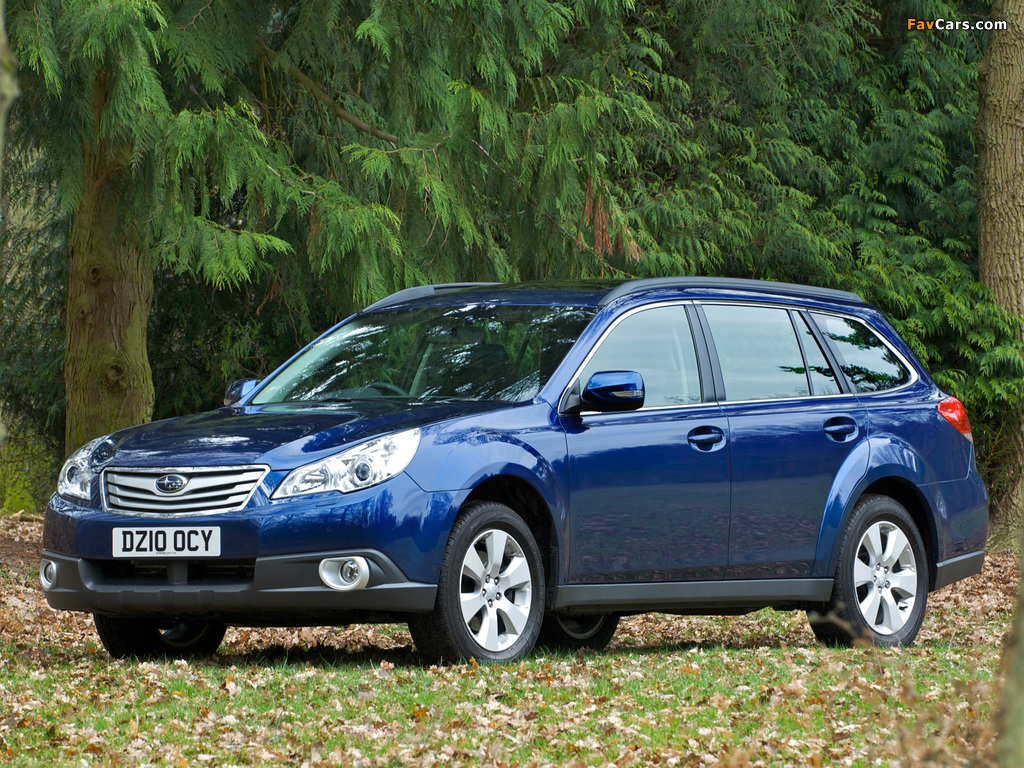 Subaru Outback 3.6R UK-spec (BR) 2009–12 wallpapers (1024 x 768)