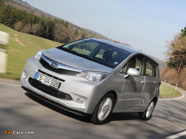 Images of Subaru Trezia 1.3i EU-spec (NCP/NSP) 2011–2014 (640 x 480)