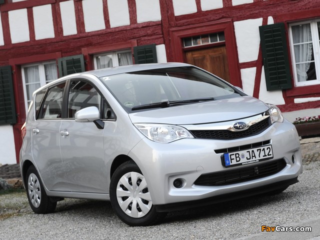 Photos of Subaru Trezia 1.3i EU-spec (NCP/NSP) 2011–2014 (640 x 480)