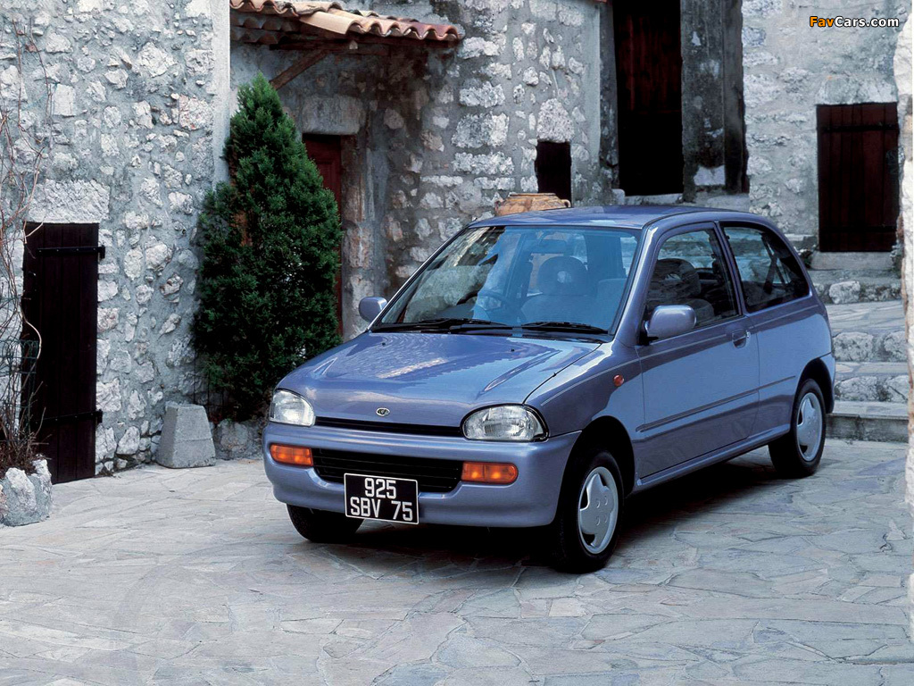 Subaru Vivio 3-door 1992–98 pictures (1024 x 768)