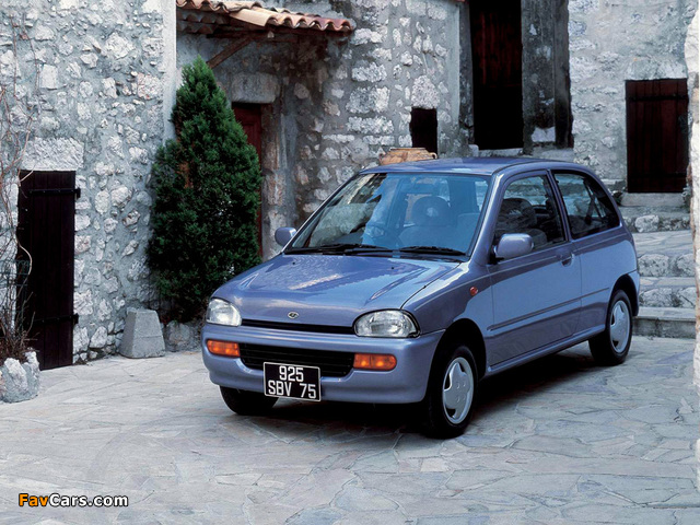 Subaru Vivio 3-door 1992–98 pictures (640 x 480)