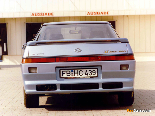 Photos of Subaru XT 1985–91 (640 x 480)