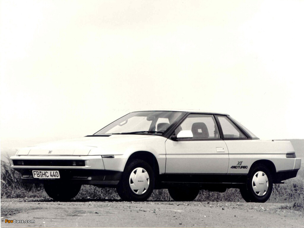 Subaru XT 1985–91 images (1024 x 768)