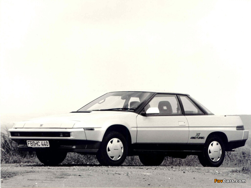 Subaru XT 1985–91 images (800 x 600)
