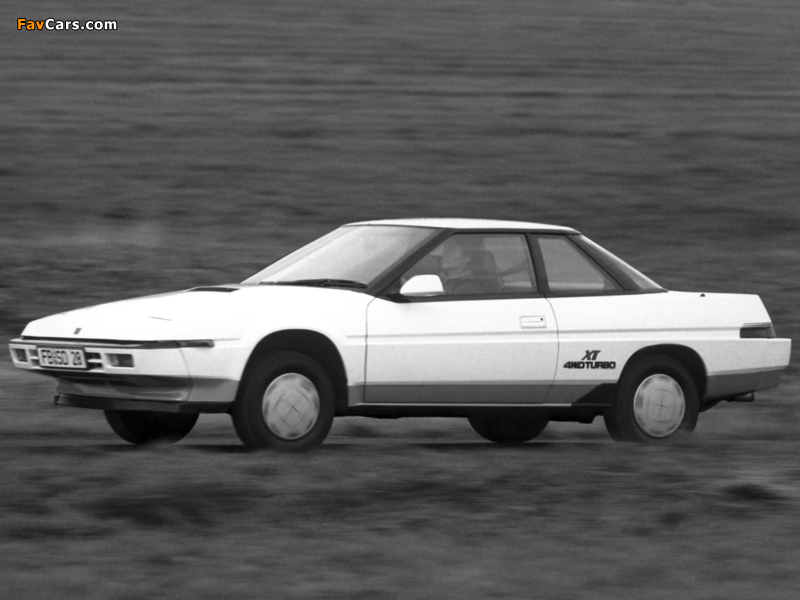 Subaru XT 1985–91 photos (800 x 600)