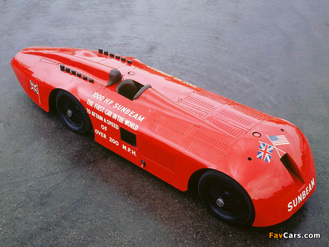 Sunbeam 1000 HP Land Speed Record Car 1927 images (640 x 480)