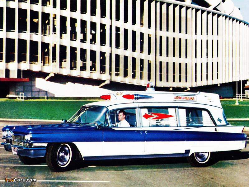 Cadillac Rescuer Ambulance by Superior (6890) 1963 wallpapers (800 x 600)