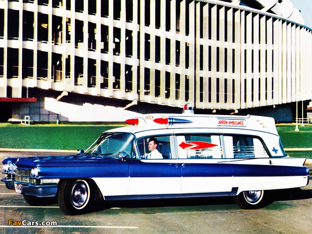 Cadillac Rescuer Ambulance by Superior (6890) 1963 wallpapers (640 x 480)
