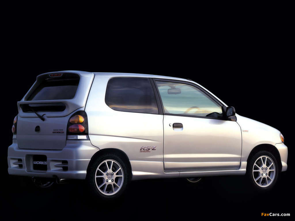Suzuki Alto Works RS-Z (HA22S) 1998–2000 wallpapers (1024 x 768)