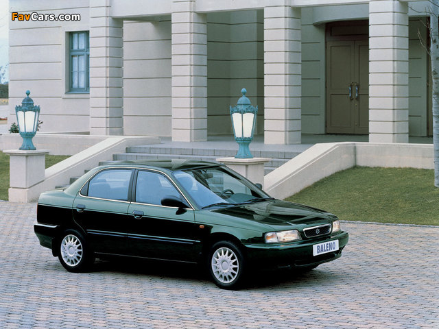 Suzuki Baleno Sedan 1995–99 photos (640 x 480)