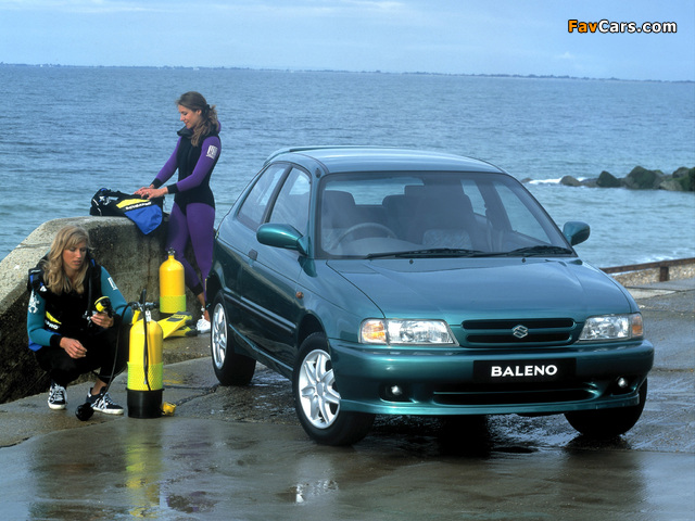 Suzuki Baleno Hatchback 1995–99 wallpapers (640 x 480)