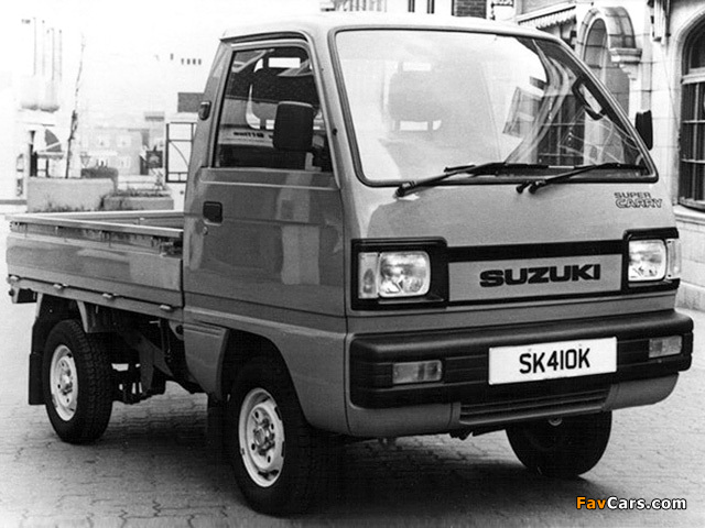 Suzuki Super Carry Pickup UK-spec (SK410K) 1985–91 wallpapers (640 x 480)