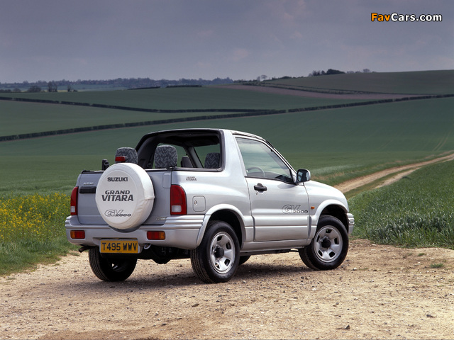 Suzuki Grand Vitara Canvas Top UK-spec 1998–2005 photos (640 x 480)