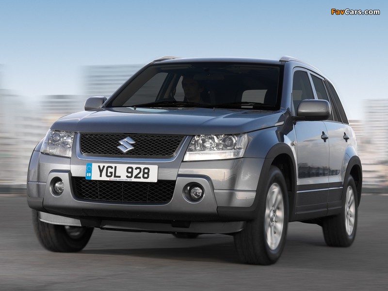 Suzuki Grand Vitara 5-door UK-spec 2005–08 photos (800 x 600)