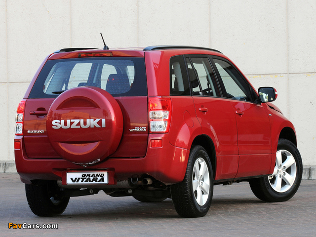 Suzuki Grand Vitara 5-door ZA-spec 2008–12 photos (640 x 480)