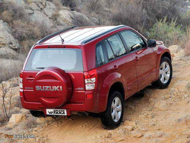 Suzuki Grand Vitara 5-door ZA-spec 2008–12 photos (640 x 480)