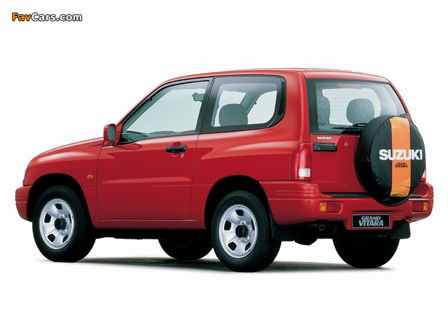 Suzuki Grand Vitara 3-door UK-spec 1998–2005 wallpapers (640 x 480)