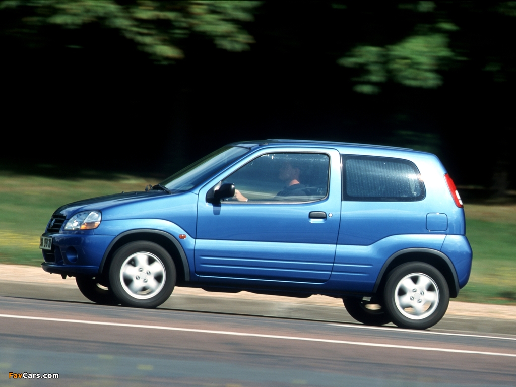 Suzuki Ignis 3-door (HT51S) 2000–03 wallpapers (1024 x 768)