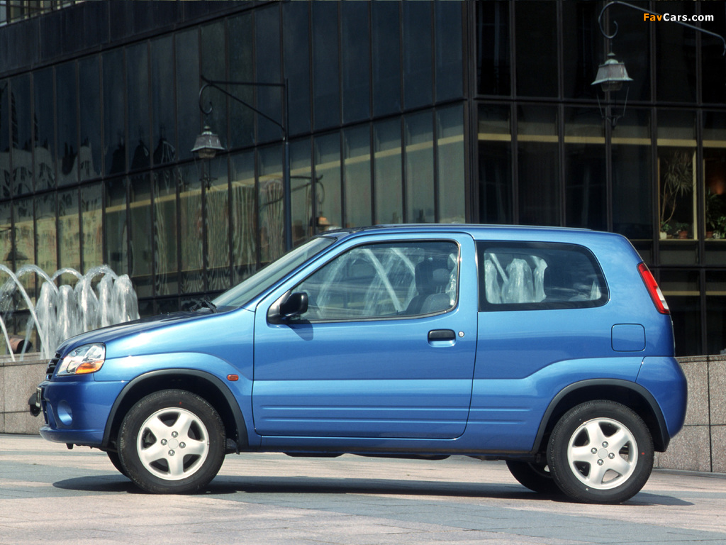 Suzuki Ignis 3-door (HT51S) 2000–03 wallpapers (1024 x 768)