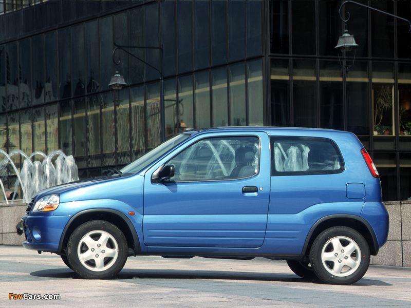 Suzuki Ignis 3-door (HT51S) 2000–03 wallpapers (800 x 600)