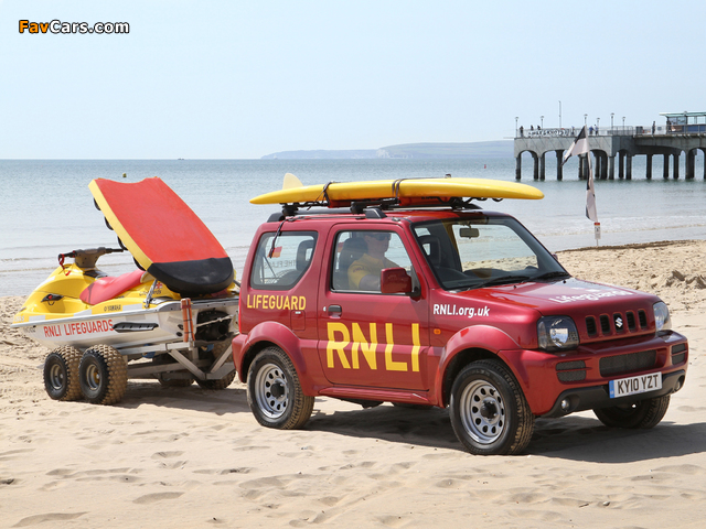 Suzuki Jimny Beach Lifeguards (JB43) 2010–12 wallpapers (640 x 480)