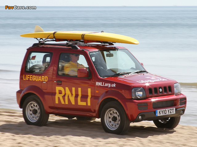 Suzuki Jimny Beach Lifeguards (JB43) 2010–12 wallpapers (640 x 480)
