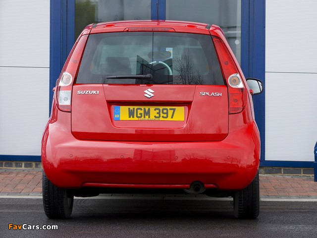 Suzuki Splash UK-spec 2008 photos (640 x 480)