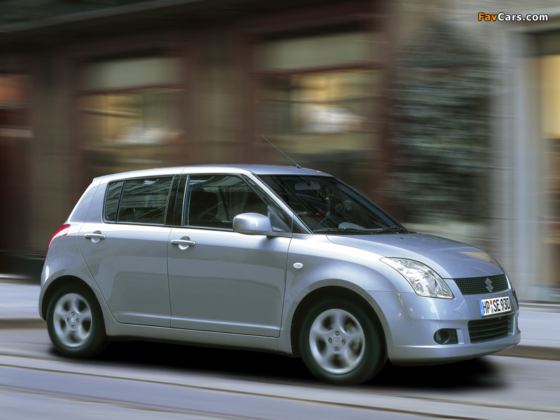 Images of Suzuki Swift 5-door 2004–10 (800 x 600)