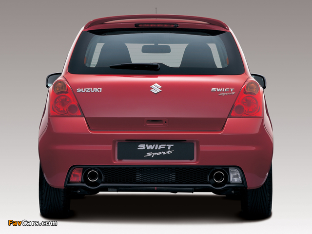 Images of Suzuki Swift Sport 2005–11 (640 x 480)