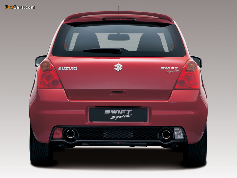 Images of Suzuki Swift Sport 2005–11 (800 x 600)