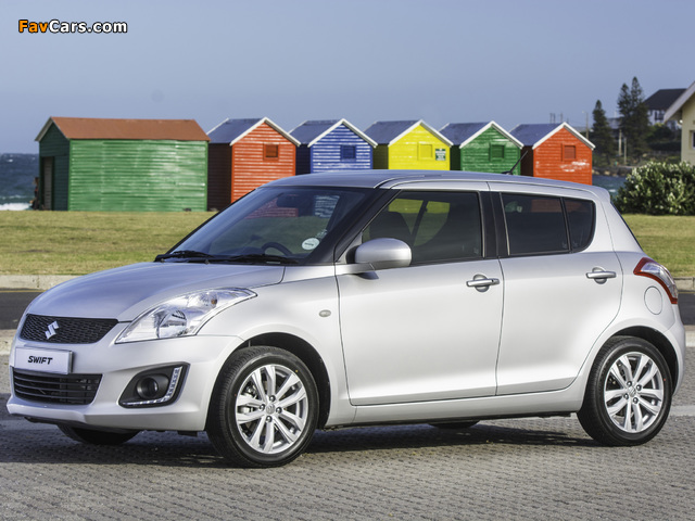 Images of Suzuki Swift 5-door ZA-spec 2014 (640 x 480)