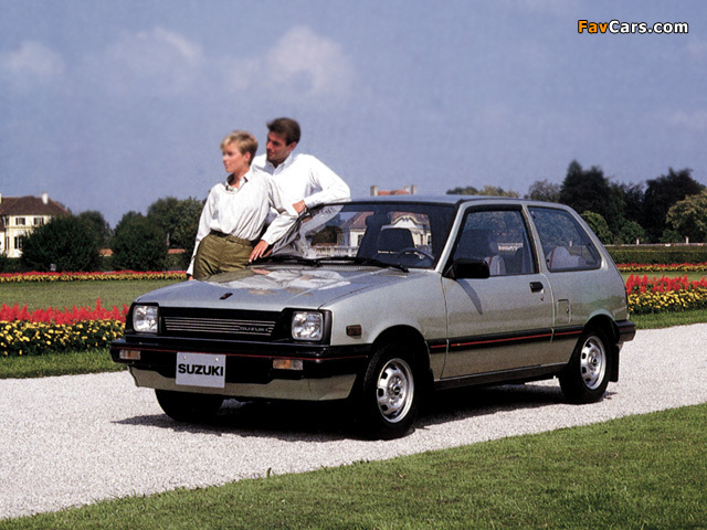 Photos of Suzuki Swift 3-door 1984–86 (640 x 480)